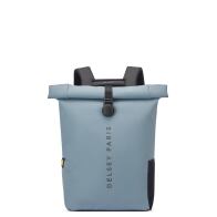 Delsey Σακίδιο πλάτης Roll-top 46x40x14cm σειρά Turenne Blue Grey