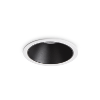 Ideal Lux Downlight Φωτιστικό Χωνευτής Τοποθέτησης Μονόφωτο Game Round 192277 11W Λευκό Μαύρο