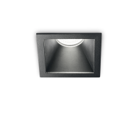 Ideal Lux Downlight Φωτιστικό Χωνευτής Τοποθέτησης Μονόφωτο Game Square 192383 11W Μαύρο