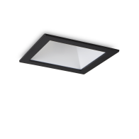 Ideal Lux Downlight Φωτιστικό Χωνευτής Τοποθέτησης Μονόφωτο Game Square 192406 11W Μαύρο Λευκό