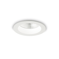 Ideal Lux Downlight Φωτιστικό Χωνευτής Τοποθέτησης Μονόφωτο Basic Accent 4000K 193359 10W Λευκό