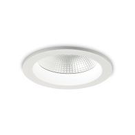 Ideal Lux Downlight Φωτιστικό Χωνευτής Τοποθέτησης Μονόφωτο Basic Accent 4000K 193380 30W Λευκό