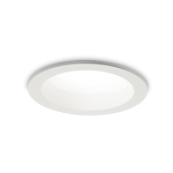 Ideal Lux Downlight Φωτιστικό Χωνευτής Τοποθέτησης Μονόφωτο Basic Wide 4000K 193434 30W Λευκό