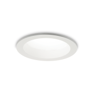 Ideal Lux Downlight Φωτιστικό Χωνευτής Τοποθέτησης Μονόφωτο Basic Wide 3000K 193533 20W Λευκό