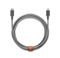 Native Union Belt Cable USB C to Lightning 3M Zebra