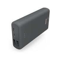 Hama "Supreme 20HD" Power Pack, 20000 mAh, 3 Outputs: 1 x USB-C, 2 x USB-A, grey