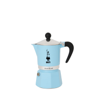 Bialetti Rainbow Καφετιέρα 3 Φλιτζανιών Γαλάζια -130ml