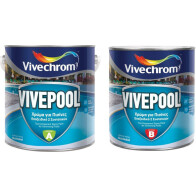 VIVECHROM VIVEPOOL ΧΡΩΜΑ ΠΙΣΙΝΑΣ Α+Β ΛΕΥΚΟ 3,75lt