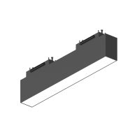 Ideal Lux Modulo Wide Arca 30cm 3000K 222943 13W Μαύρο