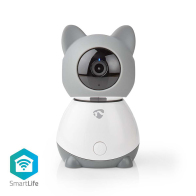 NEDIS WiFi Smart IP camera Full HD 1080p, με λειτουργία Pan tilt, NEDIS WIFICI30CGY