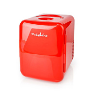 NEDIS Mini φορητό ηλεκτρικό ψυγείο 4L, σε κόκκινο χρώμα. NEDIS KAFR120CRD