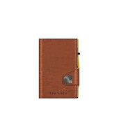 TRU VIRTU Wallet Click & Slide Natural Brown-Yell/Silver