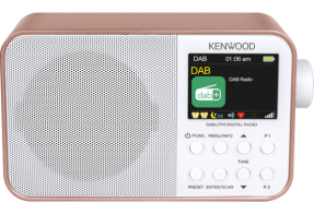 KENWOOD PORTABLE DAB/BT ROZE-GOLD/WHITE CR-M30DAB-R