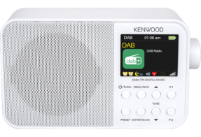 KENWOOD PORTABLE DAB/BT WHITE CR-M30DAB-W