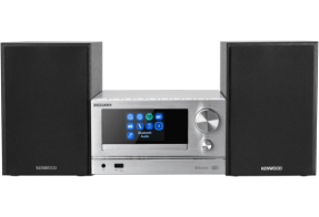 KENWOOD SMART MICRO HI-FI SYSTEM DAB SILVER M-7000S-S