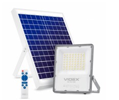 VIDEX ηλιακός αυτόνομος προβολέας Led 100W 2800LM 5000K