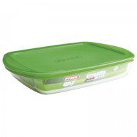 Pyrex Φαγητοδοχείο Ορθογώνιο 1.5lt Πράσινο Cook & Store