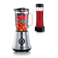 Severin Μπλέντερ & Εξάρτημα Smoothie Mix & Go Ανοξείδωτο 500W