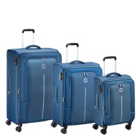 Delsey Βαλίτσες σετ expandable 55-71-82cm Caracas Night Blue