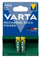 VARTA επαναφορτιζόμενες μπαταρίες λιθίου AAA 800mAh 1.2V 2τμχ