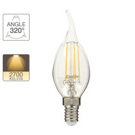 XANLITE ΛΑΜΠΤΗΡΑΣ LED FILAMENT ΤΥΠΟΥ ΦΛΟΓΑΣ Ε14 4W 2700Κ 250LM