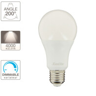 XANLITE ΛΑΜΠΤΗΡΑΣ LED A60 15W 4000Κ 1521LM DIMMABLE