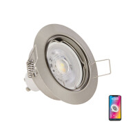 Xanlite Kozii Φωτιστικό Spot από Αλουμίνιο Led Smart WiFi και Bluetooth CCT και RGB GU10 5W 345LM