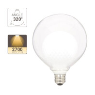 XANLITE ΛΑΜΠΤΗΡΑΣ LED DECO ΔΙΠΛΟ ΓΥΑΛΙ G125 E27 3W (30W) ΖΕΣΤΟ ΛΕΥΚΟ ΦΩΣ 2700K 250LM