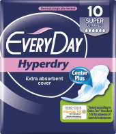 Every Day Hyperdry Super Ultra Plus Σερβιέτες με Φτερά 10τμχ