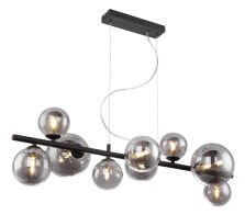 Globo Lighting Κρεμαστά RIHA εννιάφωτο μαύρο  9xG9 LED