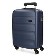 Roll Road Bαλίτσα Kαμπίνας ABS 55x38x20cm σειρά Flex Navy Blue