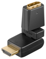 GOOBAY αντάπτορας HDMI 60757 360° περιστρεφόμενος 4K/60Hz μαύρος