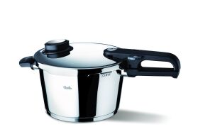 Fissler Χύτρα Ταχύτητας 10lt 26cm Vitavit Comfort με Καλάθι Ατμού - Σουρωτήρι και Τρίποδο