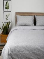 Σετ Σεντόνια Cotton Feelings 920 Grey Μονό με λάστιχο(105x205+30)