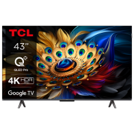 TCL Smart Τηλεόραση 43" 4K QLED TV Google TV Game Master 3.0 43C655