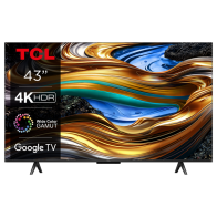 TCL 43P755 4K HDR TV with Google TV and Game Master 3.0 (2024)