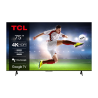 TCL Smart Τηλεόραση 4K QLED TV 75C61B with Google TV and Game Master 3.0 (2024)