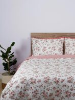 Σετ Σεντόνια Cotton Feelings 929 Pink Υπέρδιπλο με λάστιχο (170x205+30)