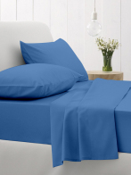 Σετ Σεντόνια Cotton Feelings 104 Blue King Size (260x270)