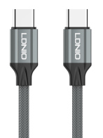 LDNIO καλώδιο USB-C σε USB-C LC442C 65W PD 2m γκρι