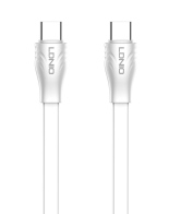 LDNIO καλώδιο USB-C σε USB-C LC131C 65W PD 1m λευκό