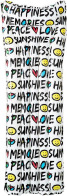 Bestway Φουσκωτό Στρώμα Θαλάσσης Inspiring Text Float'N Fashion 183x69cm PVC