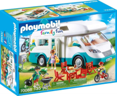 PLAYMOBIL Αυτοκινούμενο Οικογενειακό Τροχόσπιτο