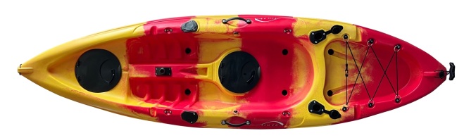 Fortis Jungle Πλαστικό Kayak Θαλάσσης 1 Ατόμου Jungle Blue