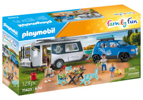 PLAYMOBIL Οικογενειακές διακοπές με ρυμουλκούμενο τροχόσπιτο