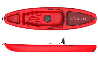 Seaflo Πλαστικό Kayak Θαλάσσης 1 Ατόμου Puny SF-1003 SF1003.032C Κόκκινο