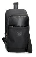 Pepe Jeans Τσαντάκι ώμου 35x18x9cm σειρά Sander Black