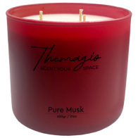 Themagio Αρωματικό Κερί Σόγιας Pure Musk 600gr