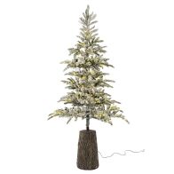 ΔΕΝΔΡΟ PRE-LIT PRINCESS PINE 240EK ME 300 ΛΕΥΚΑ LED ΣΕ FIBER GLASS RESIN ΒΑΣΗ