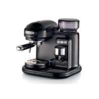 Ariete Αυτόματη Μηχανή Espresso 1080W Πίεσης 15bar με Μύλο Άλεσης Moderna 1318/02 Μαύρη